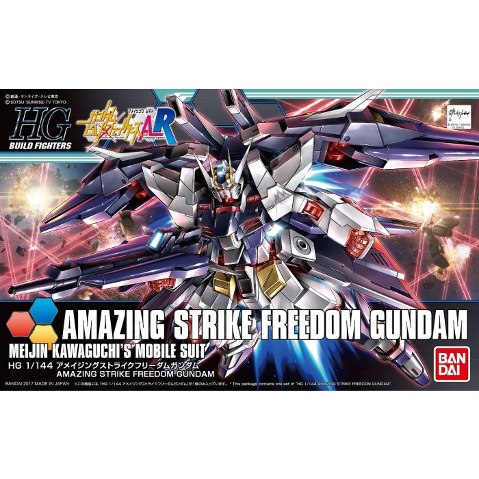 Bandai: Amazing Strike Freedom Gundam HG 1/144 Gundam Build Fighters