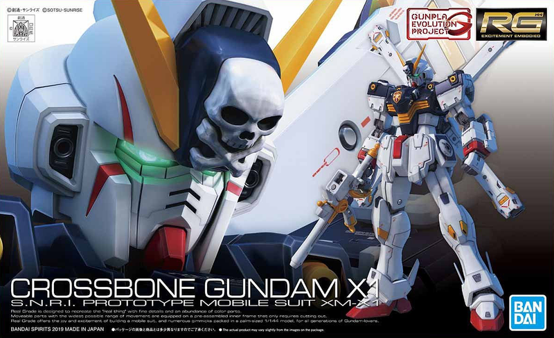 Bandai: Crossbone Gundam X1 RG 1/144 Gundam Crossbone