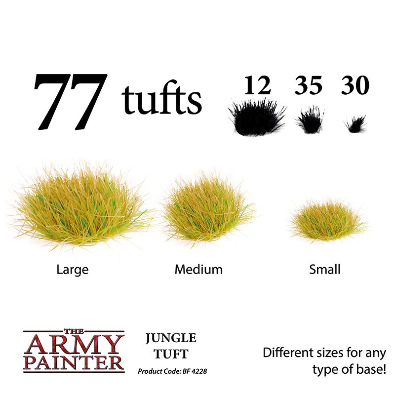 Army Painter Battlefields XP: Jungle Tuft (77 Tufts)