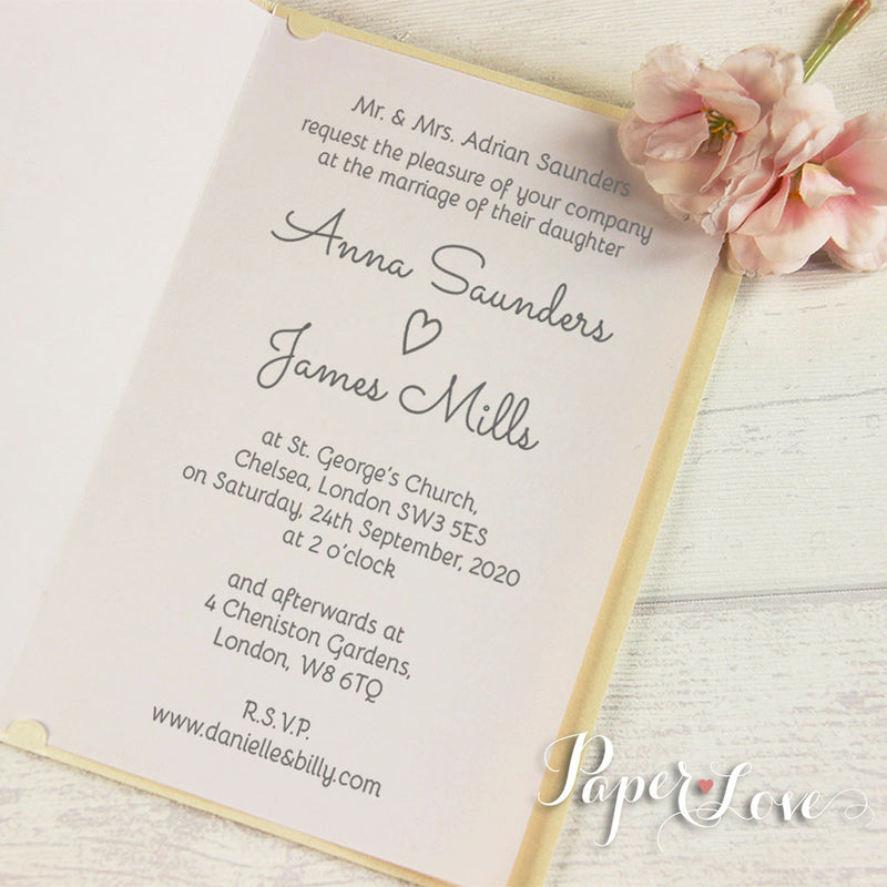 personalised wedding invitations