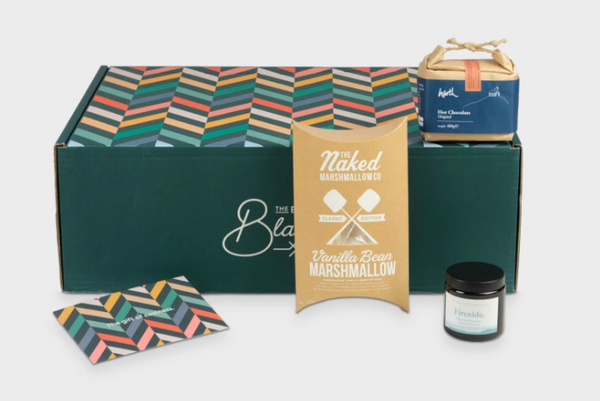 cosy gift box fireside The British Blanket Company