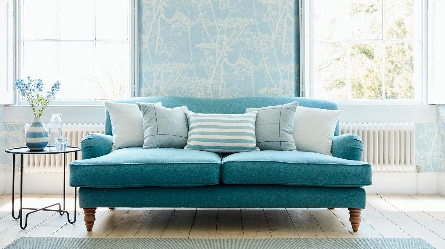 duck egg blue living room decor ideas