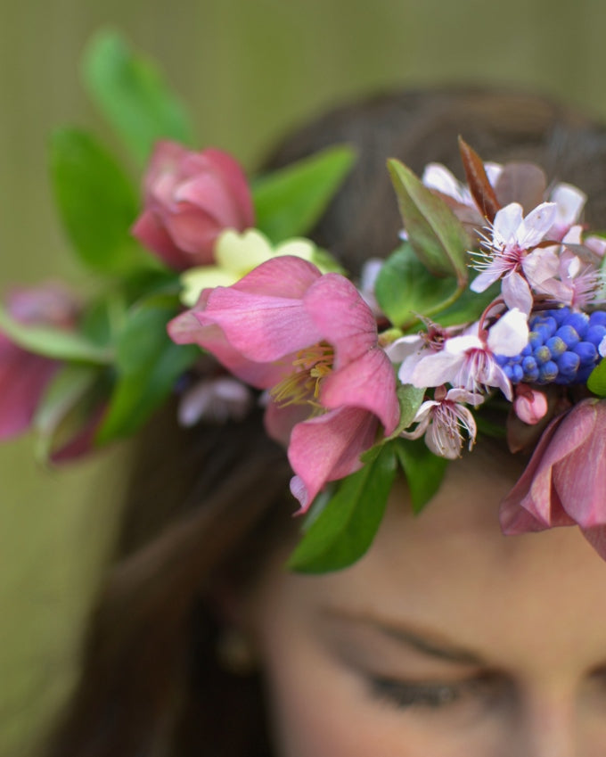 how to make a flower crown headband The British Blanket Company blog