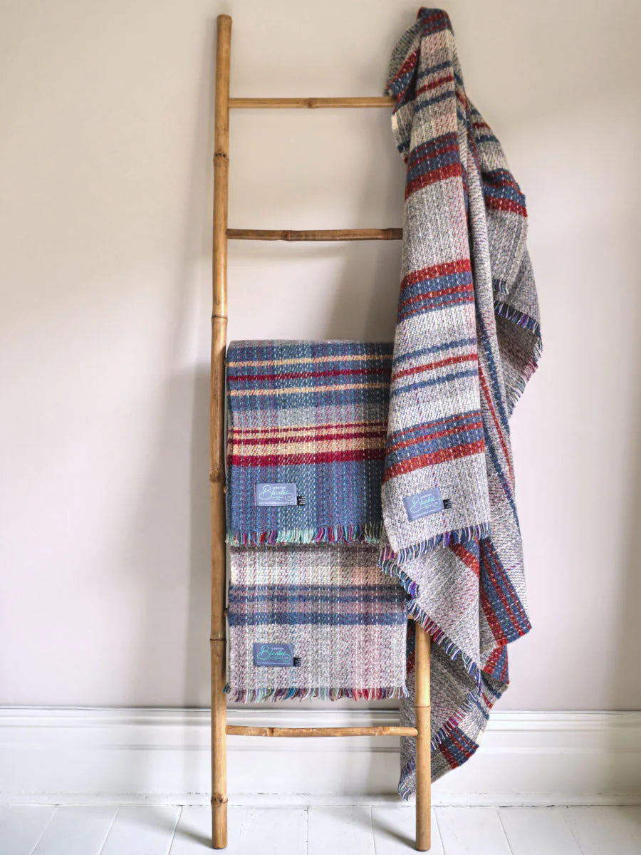random recycled wool throw blankets made in the UK by The British Blanket Company