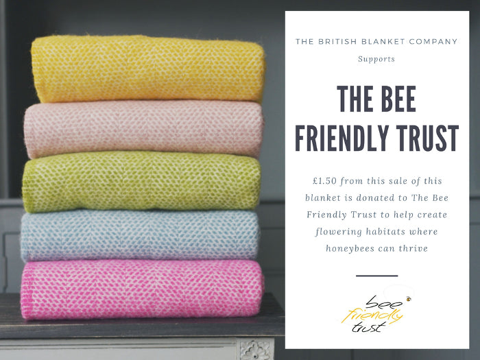 The British Blanket Company supports The Bee Friendly Trust