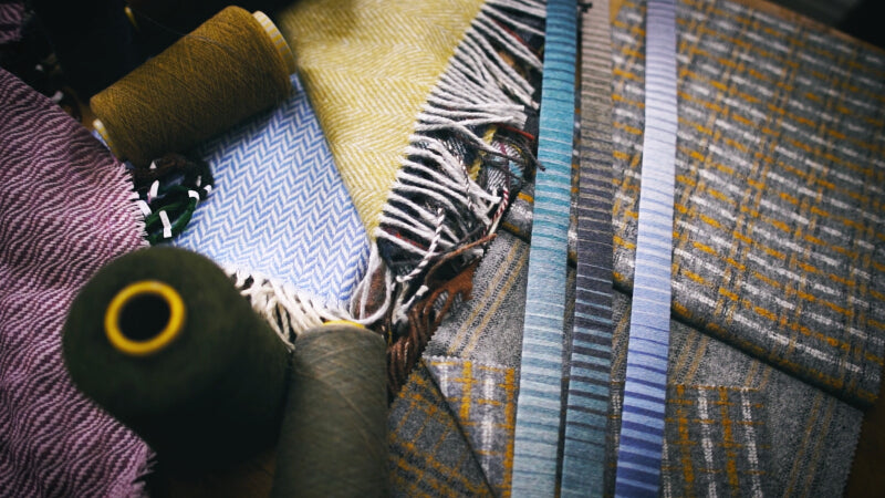 designing a blanket The British Blanket Company