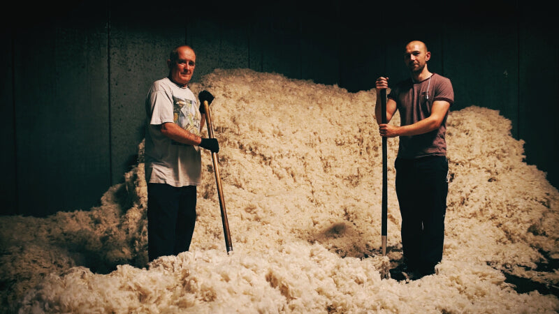 blending wool The British Blanket Company