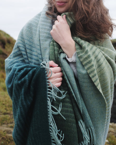 The British Blanket Company Shipping Forecast wool blanket collection