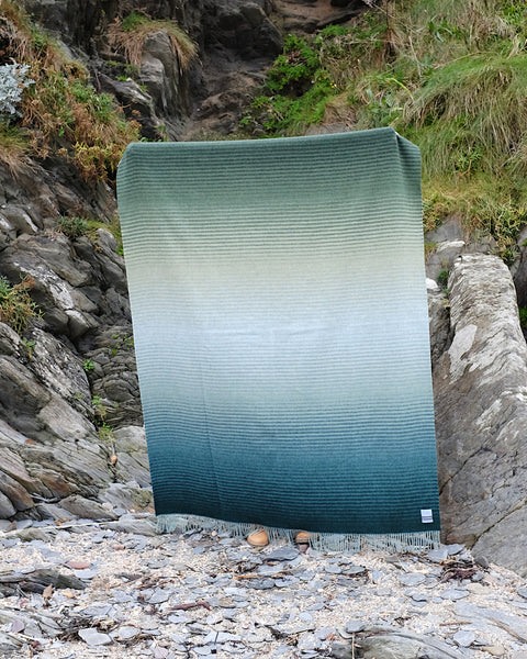 The British Blanket Company Shipping Forecast wool blanket collection