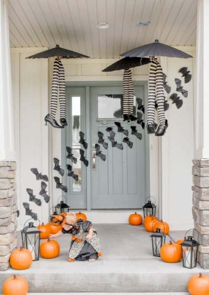 outdoor halloween decor ideas porch