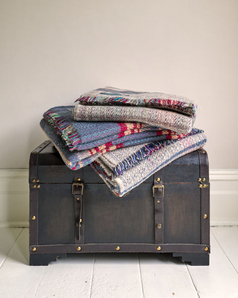 random recycled wool blankets The British Blanket Co