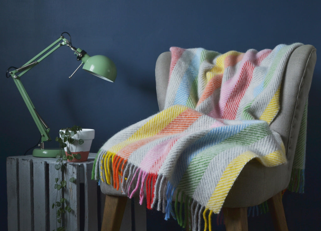 affordable blanket rainbow