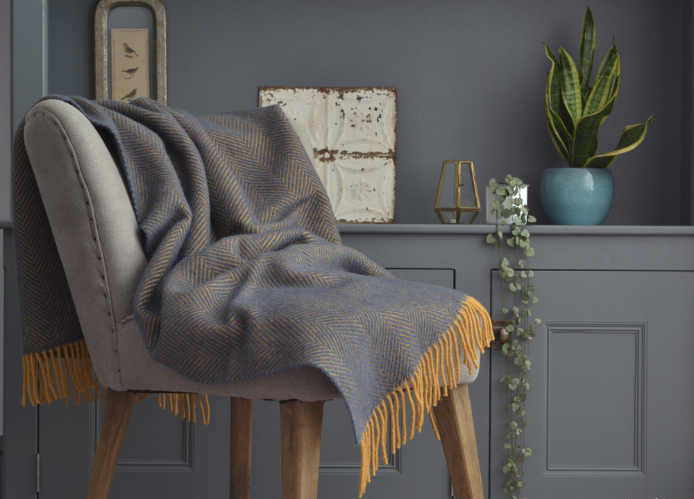 Burnished Merino Wool Oversized Blanket Scarf – The British Blanket Company