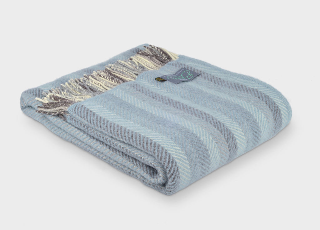 Ian Snow Herringbone Throw Blanket & Reviews | Wayfair.co.uk