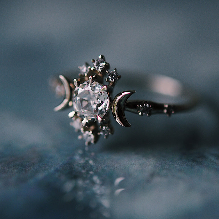 Rosecut Diamond Wandering Star Ring – Sofia Zakia