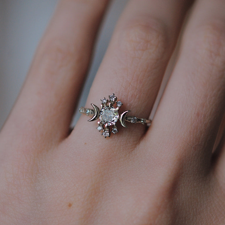 Rosecut Diamond Wandering Star Ring – Sofia Zakia