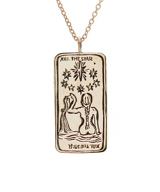 Tarot Card Necklace - 24K Gold Necklaces ⋆ DIVINE DULCET