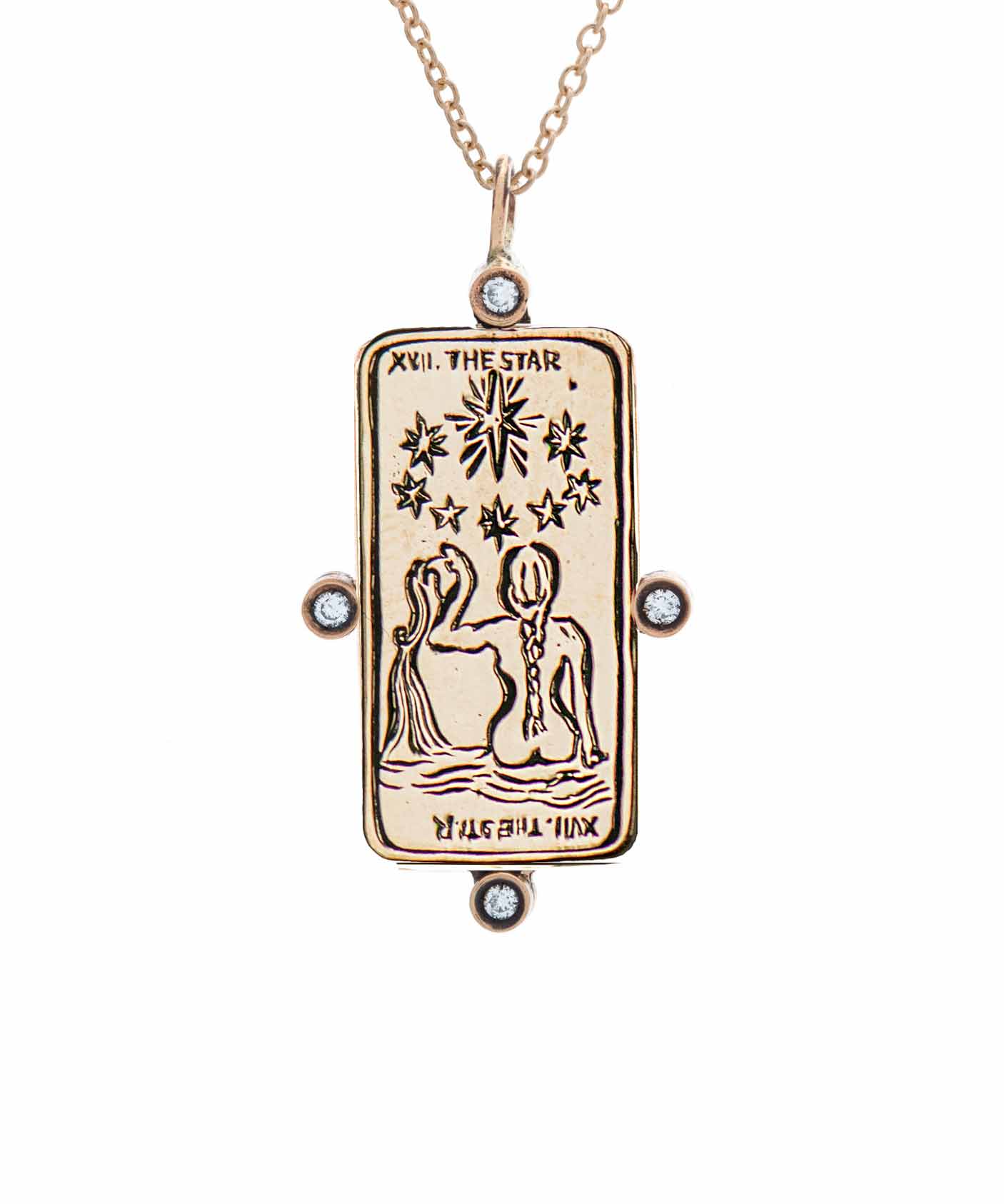 The Moon' Tarot Card Pendant Necklace – Uneeka