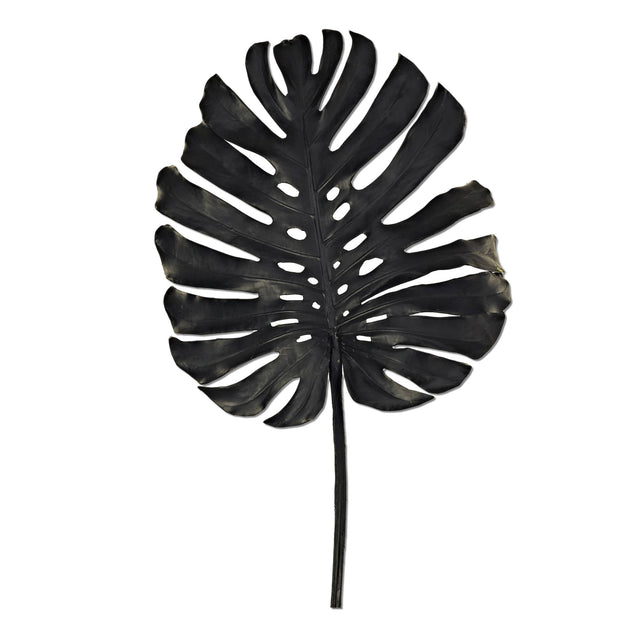 Monstera Leaf - أسود