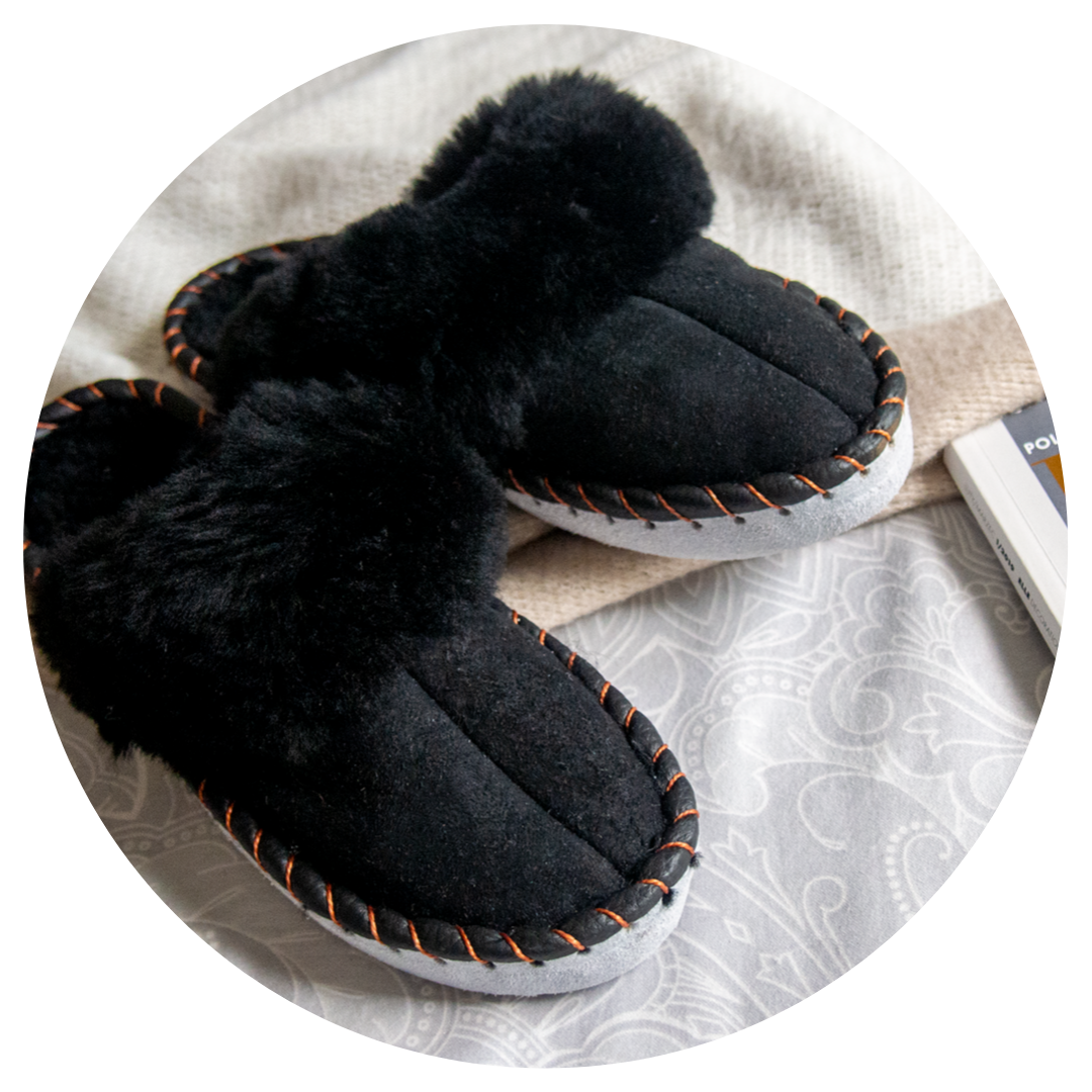 sheepskin mules