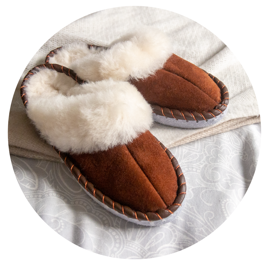 sheepskin mules