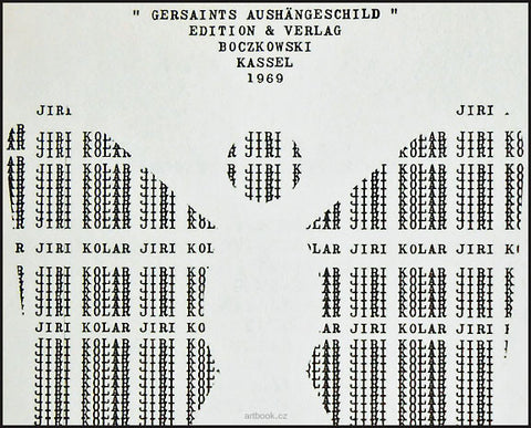 Jiří Kolář. 10 blatter aus "Gersaints aushangeschild". - 1969. Und 2.