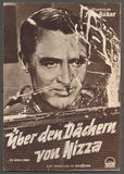 Alfred Hitchcock - ÜBER DEN DÄCHERN VON NIZZA (Chyťte zloděje). - 1955. Illustrierte Film-Bühne.