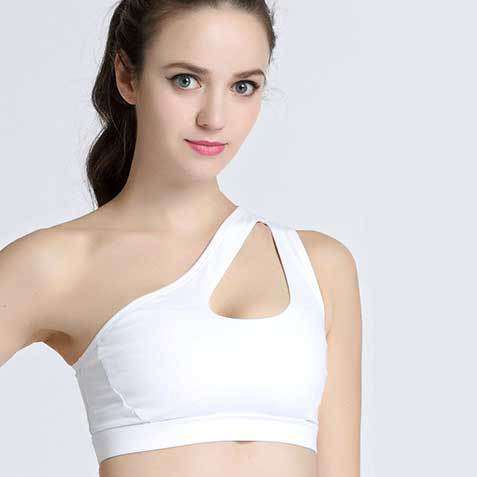 single strap sports bra