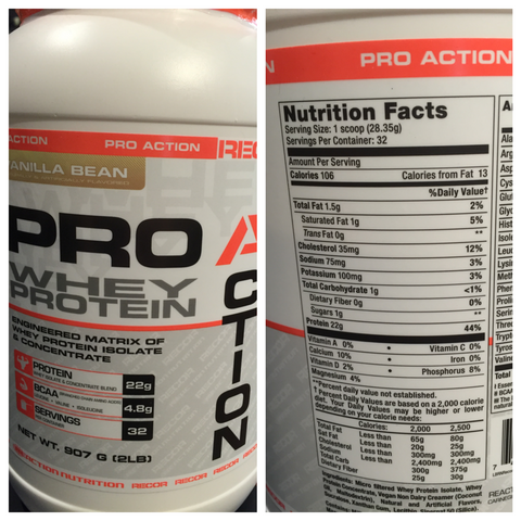 NutriFit Cleveland - Reaction Nutrition Proaction