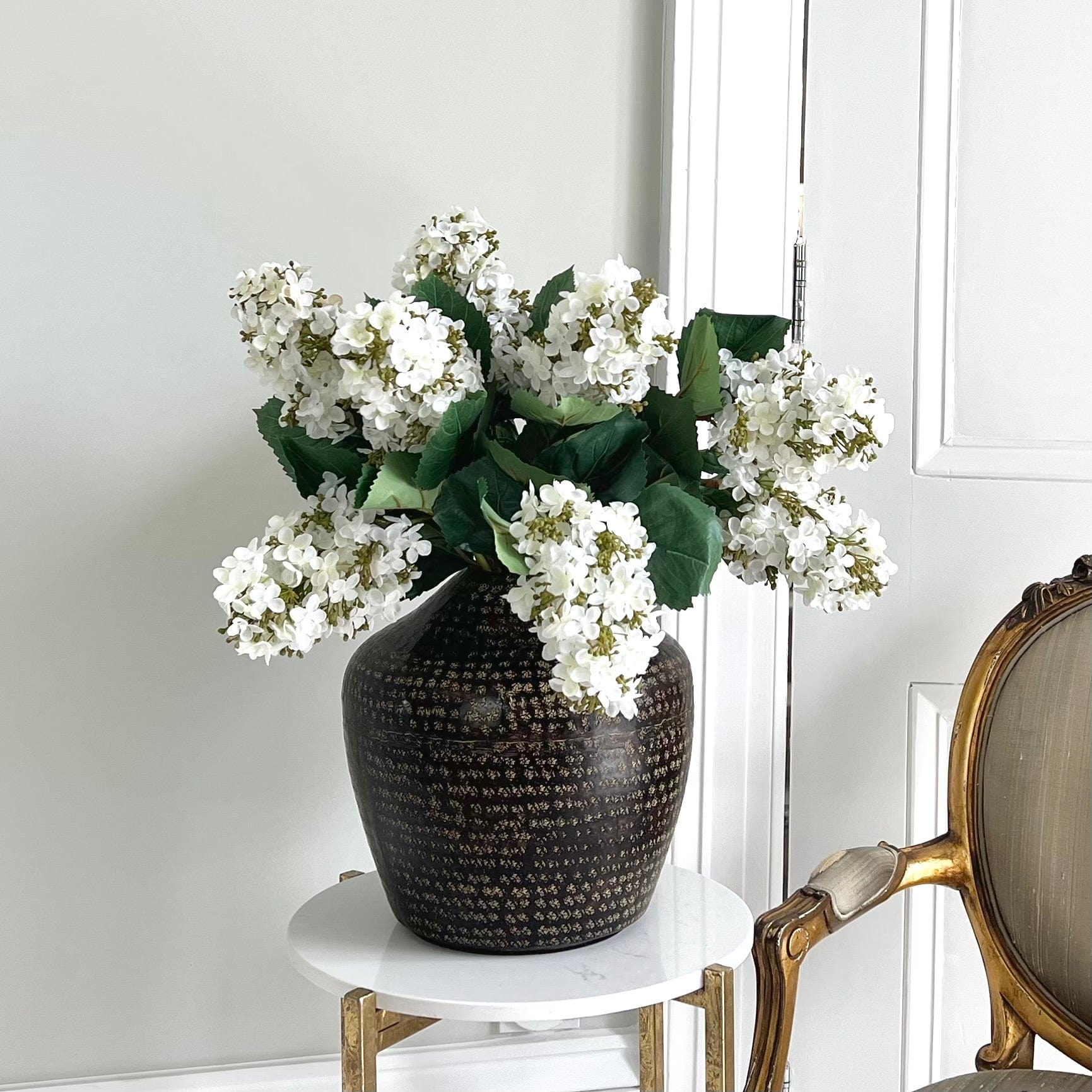 Artificial White Paniculata Hydrangea Bouquet