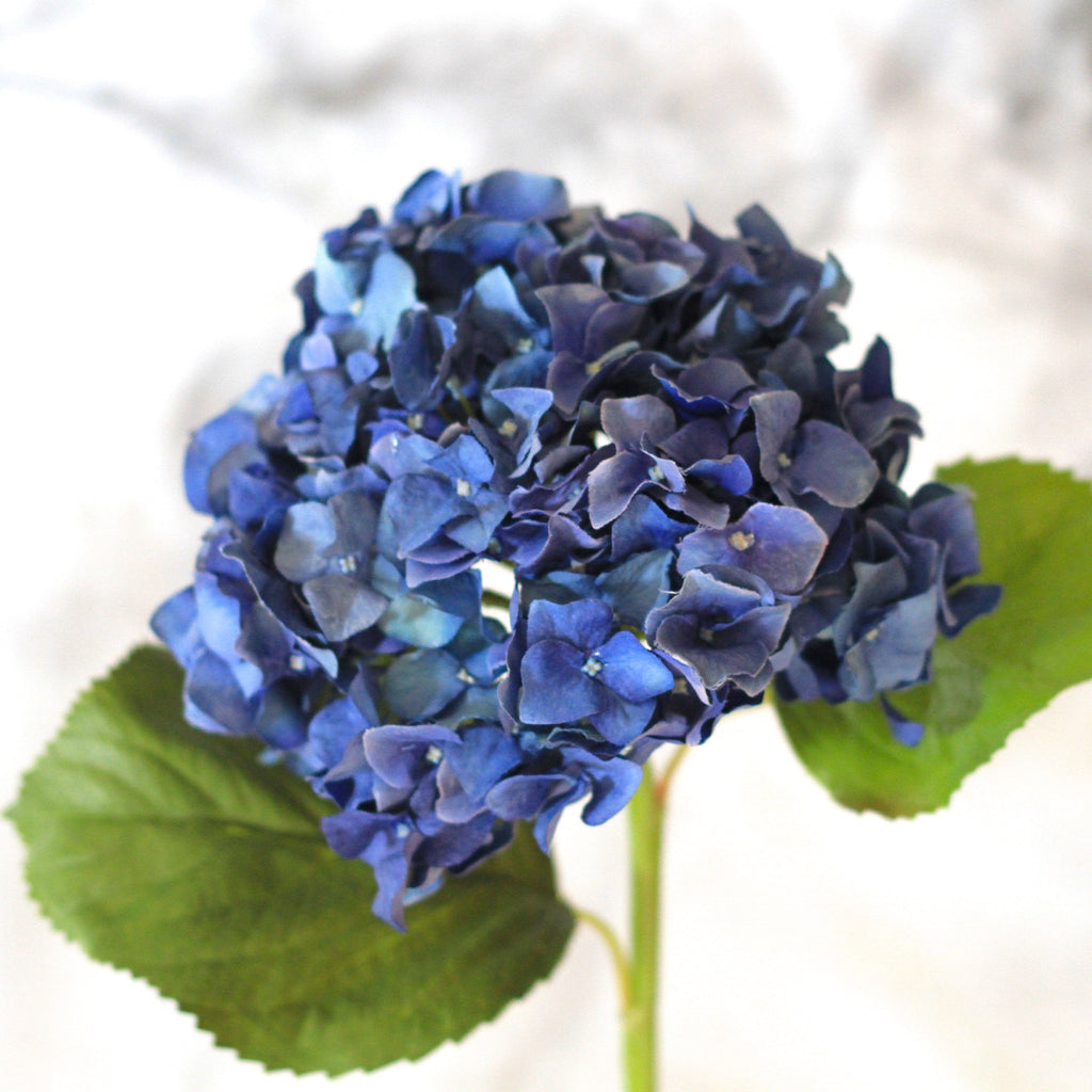 Luxury Artificial Deep Blue Hydrangea