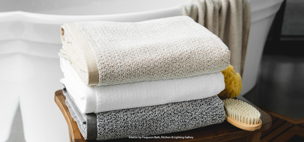 Diamond Jacquard Towels Bath Towel - 2 Pack, Grey – The Everplush Company