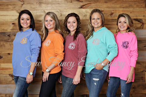 comfort colors long sleeve hooded tee