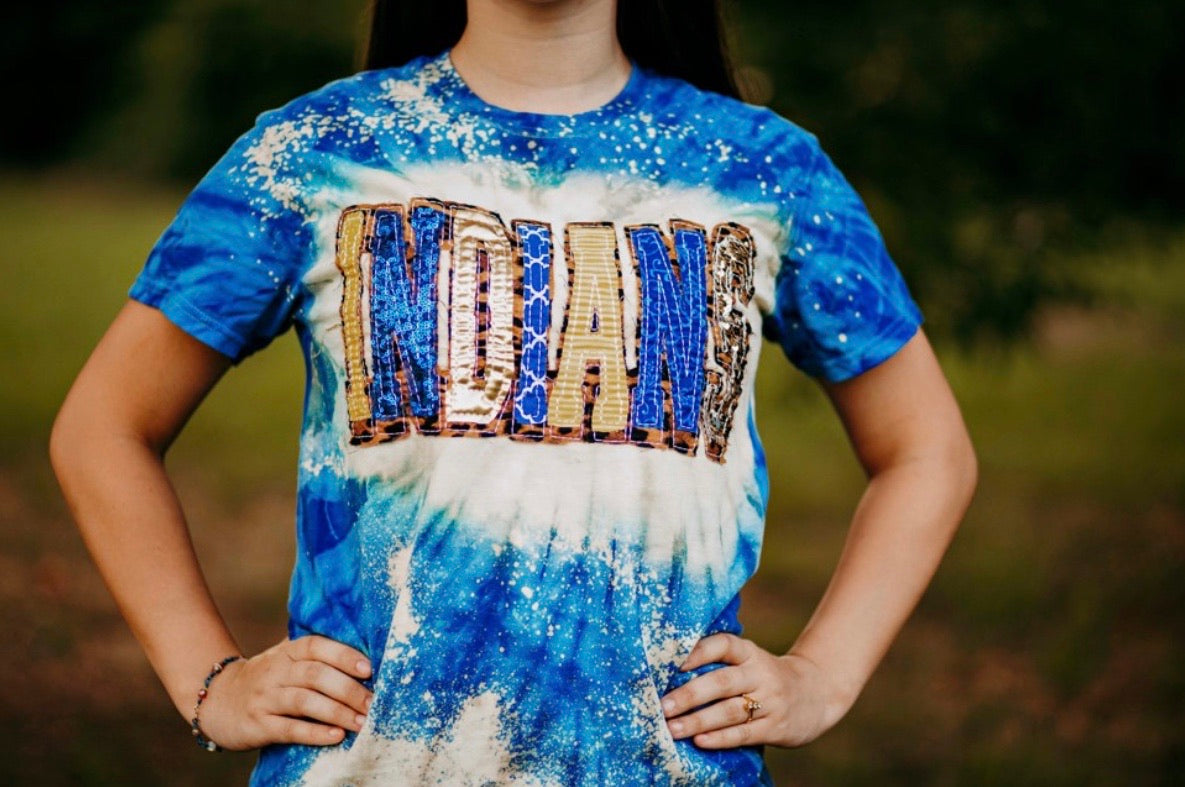 **YOUTH ** Double stacked Tie Dye Spirit Shirt