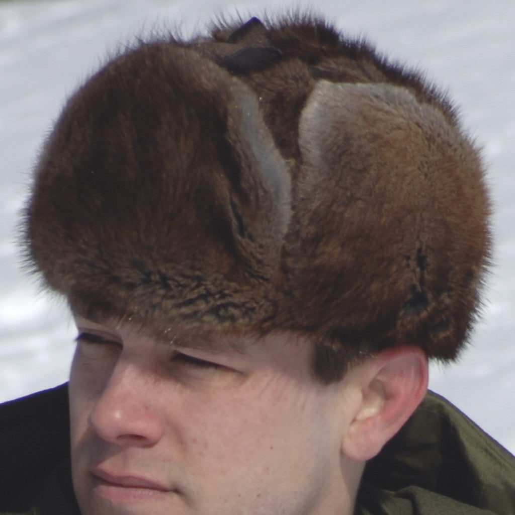 Muskrat Jockey Hat - winterfurhats