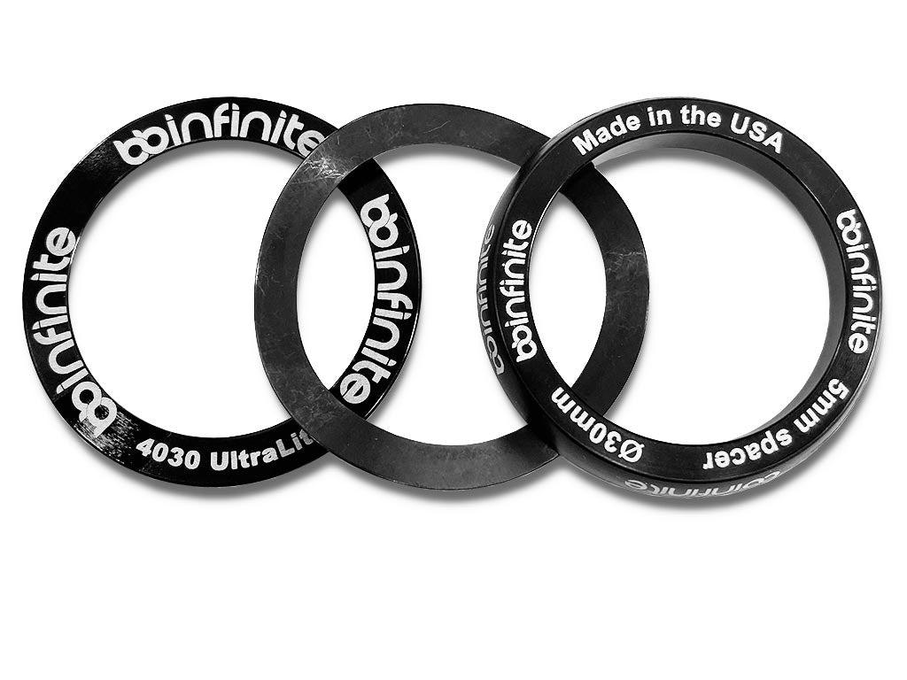 Alloy Bike 30mm Crank Spindle Spacers infinite