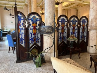 Art Nouveau Decor Hotel in Havana Cuba photo by Priscila Teixeira