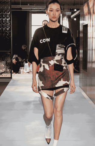 Burberry cowhide mini skirts