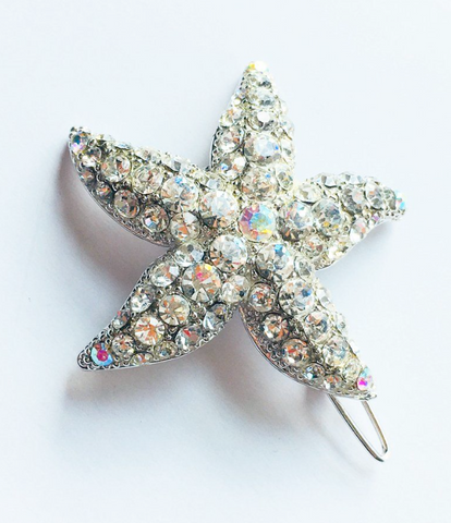 Figural Jewelry Starfish Hair Clip Vintage Accessories from talkingfashion net