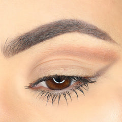 Draw the top line and blend eye shadow