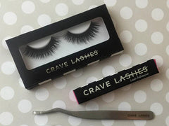 Things you need to put lashes on - lashes, glue and tweezers