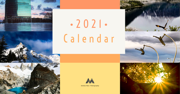 Andrew Moor Photography 2021 Calendar Image -  January to June
