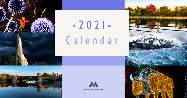 Andrew Moor Photography 2021 Calendar Image -  July to December
