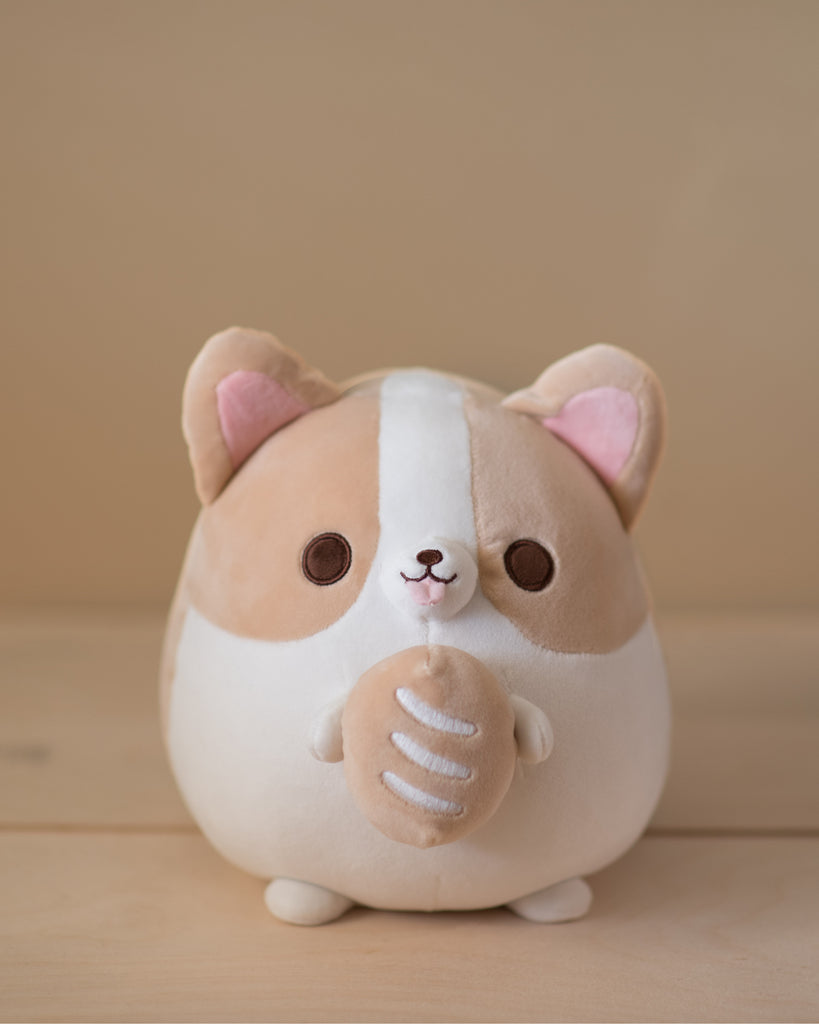 Corgi Bread Baker Plushie Kiwihen Design