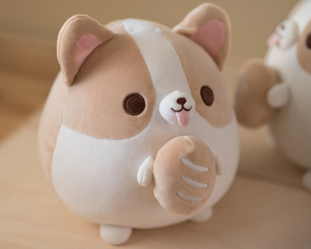 corgi bread loaf plush