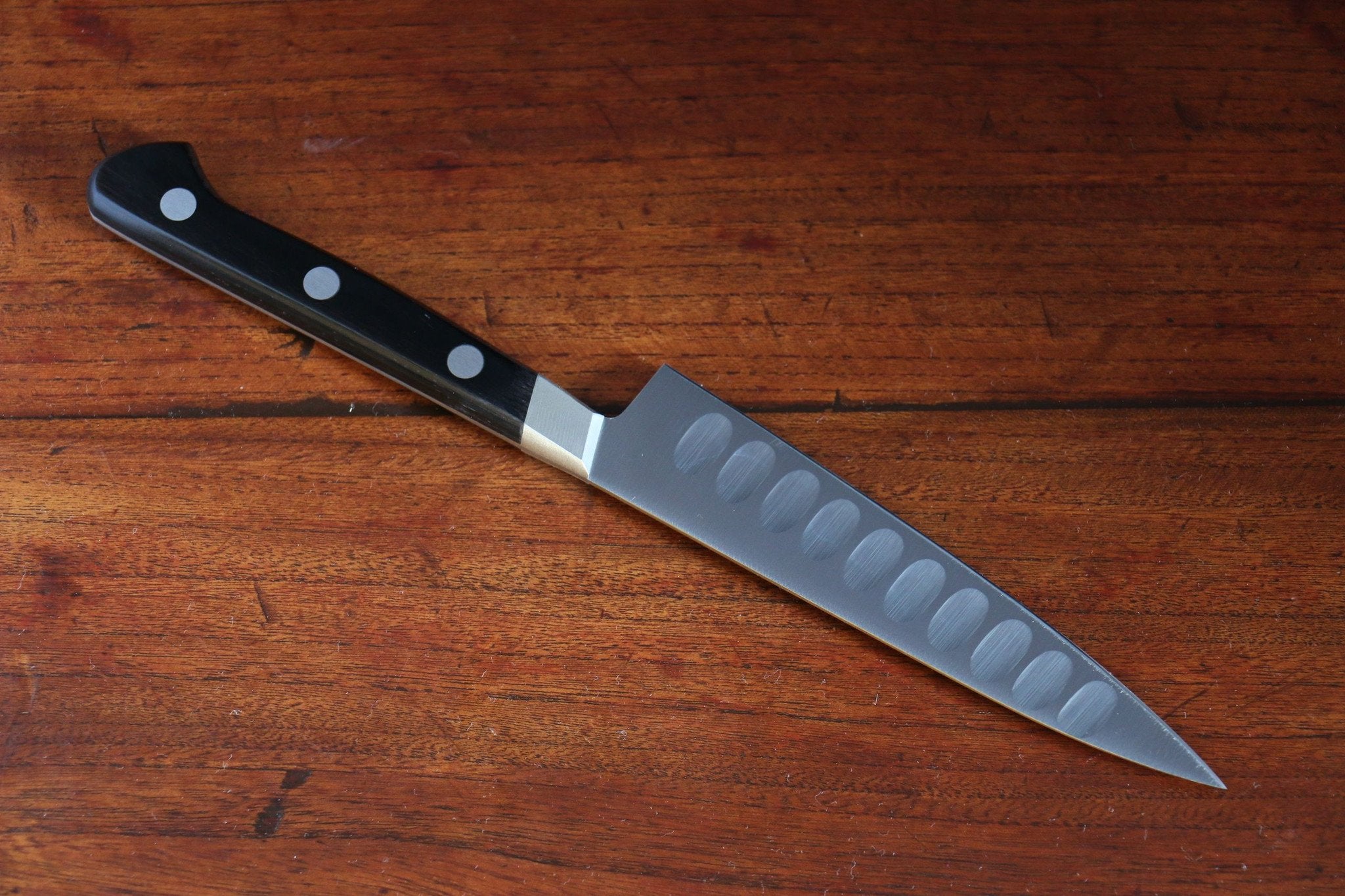 Misono UX10 Petty Salmon Type Knife Swedish Steel (Japanese Chef's Kni ...