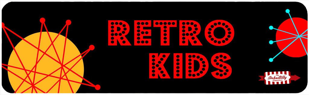 Retro Kids Tableware | The Inkabilly Emporium