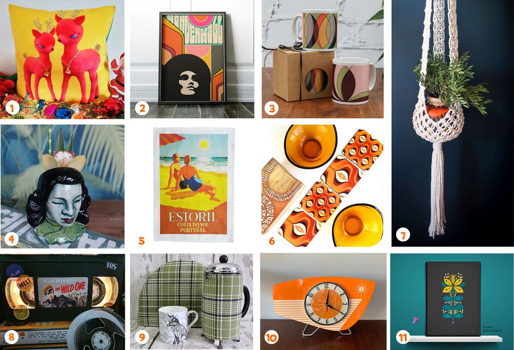 Retro Christmas Gift Guide - Gifts for the Home