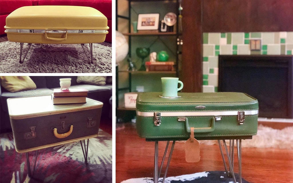 House Tour - Harmony's upcycled suitcase tables