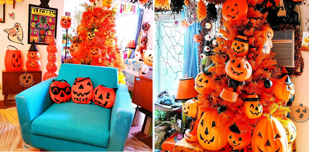 Hazel's Halloween Tree and cushions
